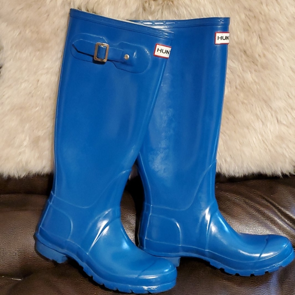 HUNTER EUC tall rain boots